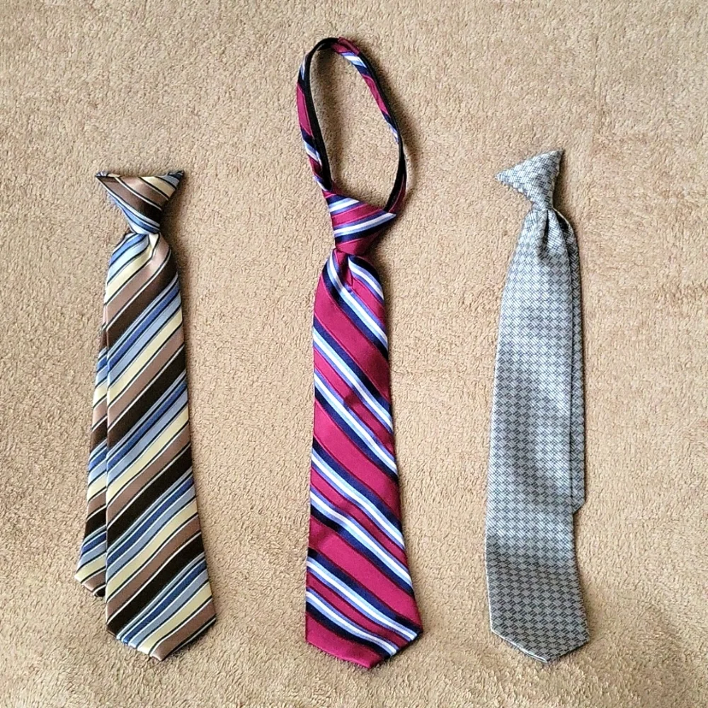Bundle of boy neckties